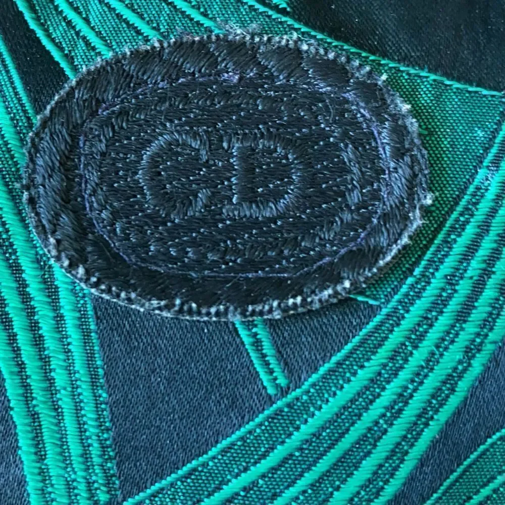 Christian Dior Green & Black Beauty Pouch/Bag/Crossbody.